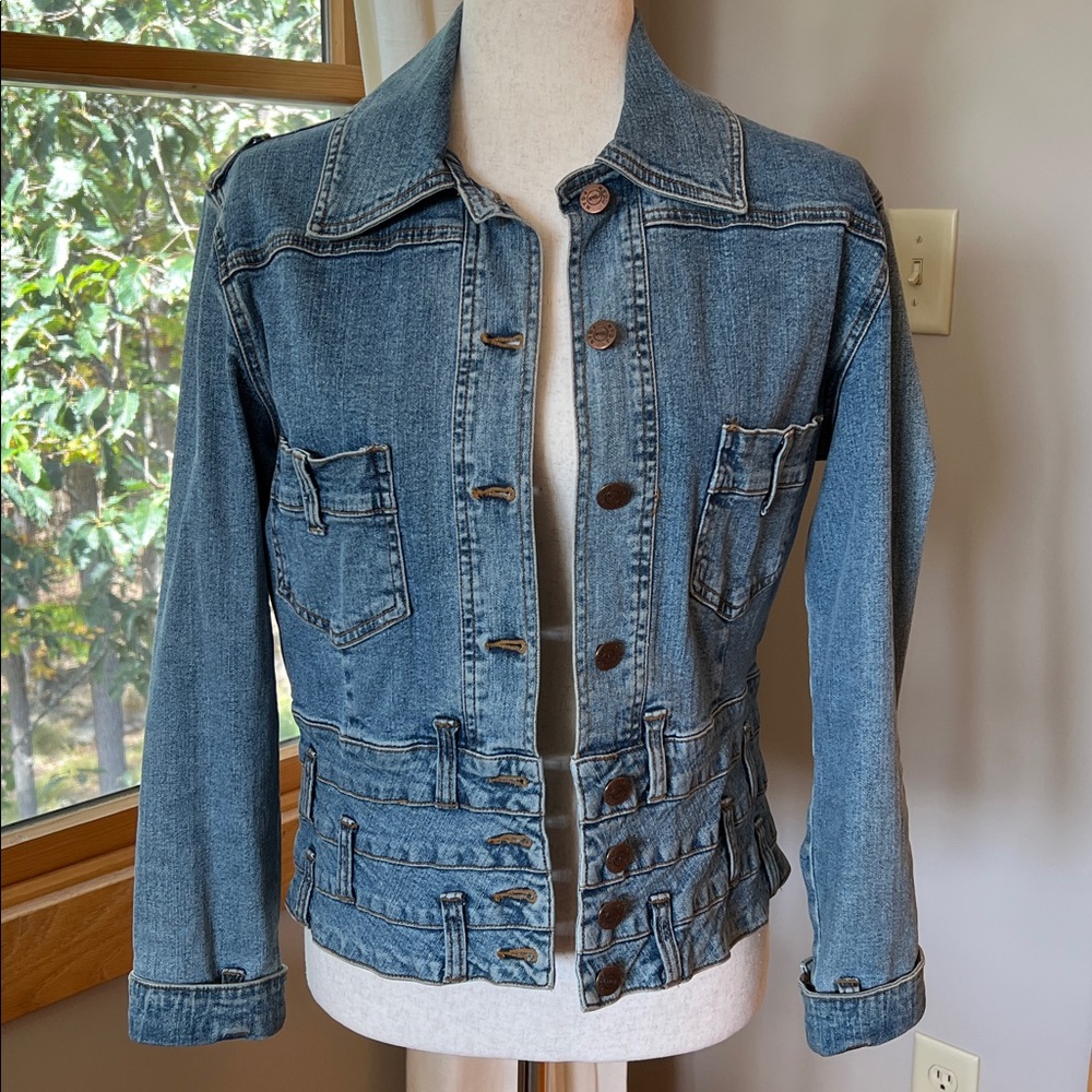 Vintage NYDJ Classic Blue Denim Jacket Like New